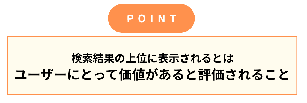 MEOのポイント:ユーザーにとって価値のある情報を発信する